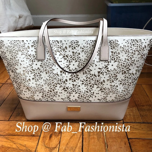 Kate Spade Large lace tote bag - Picture 1 of 17